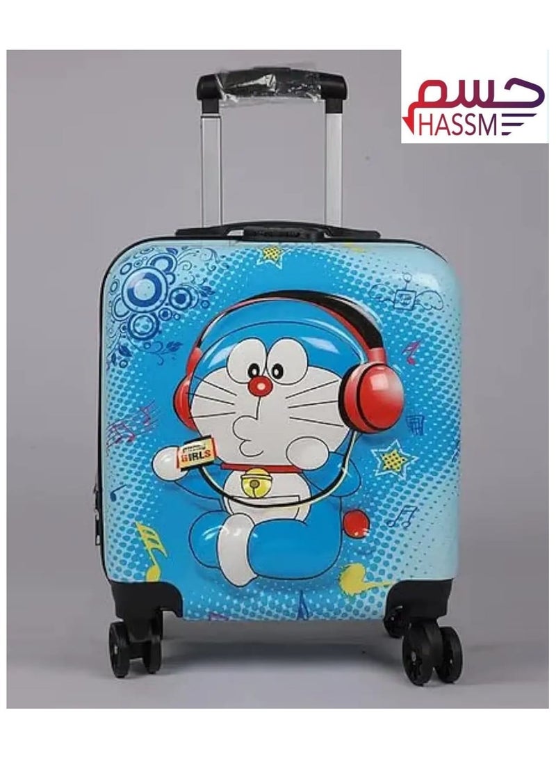 HASSM Cartoon Printed Suitcase - Image 1