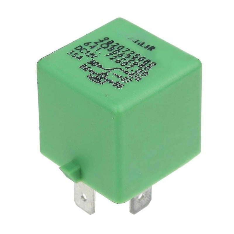 Cooling Fan Relay: 5 Pin 12V 35A Green Durable Plastic - 100% New For Reliable Top Performance, 2 Pack For Peugeot 206 207 306 307 406 407 807 Automotive Engine Electrical Maintenance - Image 5