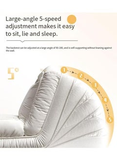 Generic Convertible Folding Lazy Sofa with 5-Level Adjustment, Soft Padded Bean Bag for Adults - Perfect for Bedroom, Living Room, and Office  - Image 5