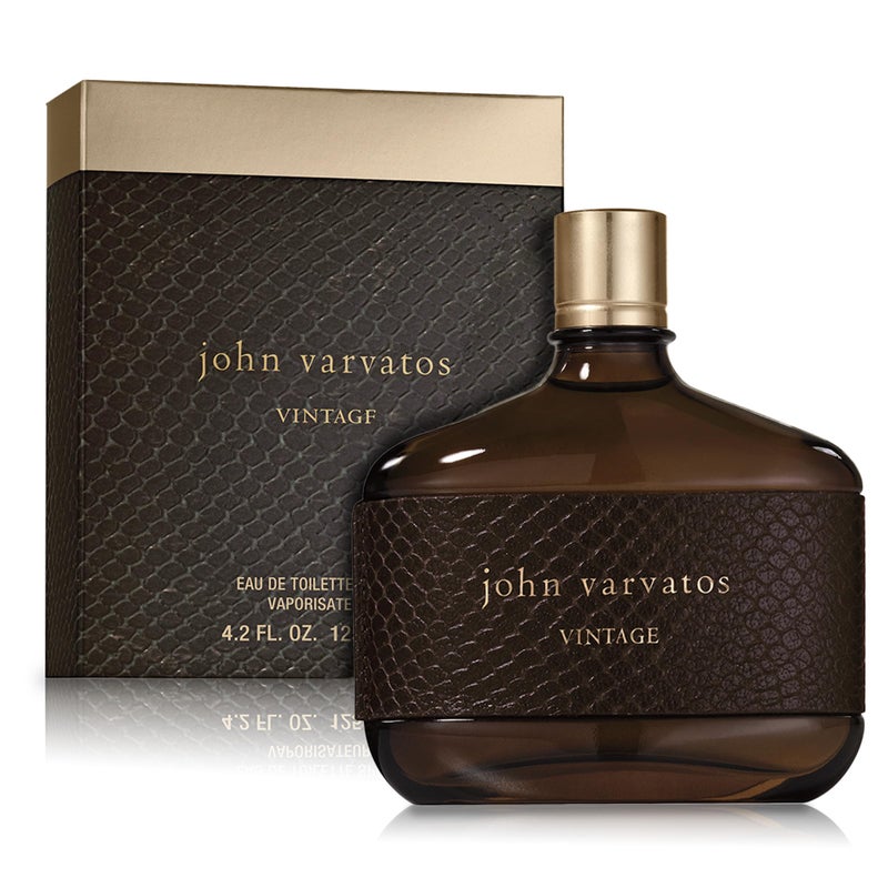 John Varvatos Men's Cologne, Vintage Eau de Toilette EDT Spray, Aromatic Chypre Scent with Notes of Quince Paste, Patchouli & Tobacco Leaf, 4.2 fl oz - Image 1