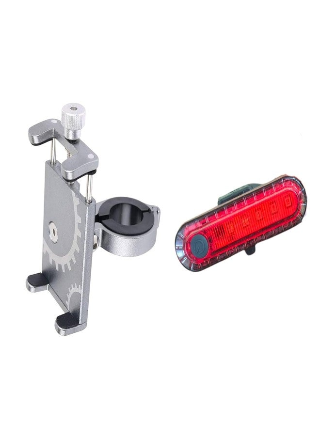 FCCRACING Bicycle Mobile Holder - Aluminium Alloy, and Volcano Back Light Combo for Bicycle - Image 1