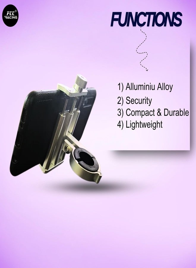 FCCRACING Bicycle Mobile Holder - Aluminium Alloy, and Volcano Back Light Combo for Bicycle - Image 4