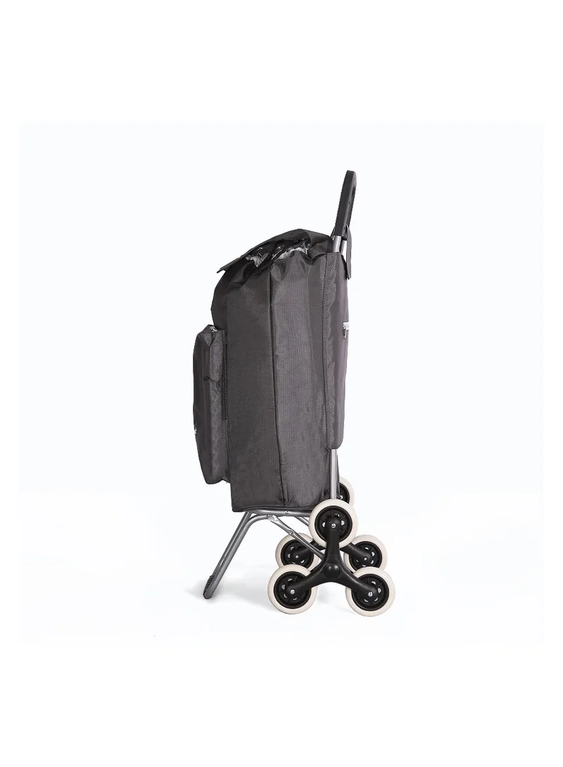 سونادا SONADA Foldable Grocery Shopping Cart with  Wheels and Stair Climbing with Fabric Bag 98cm