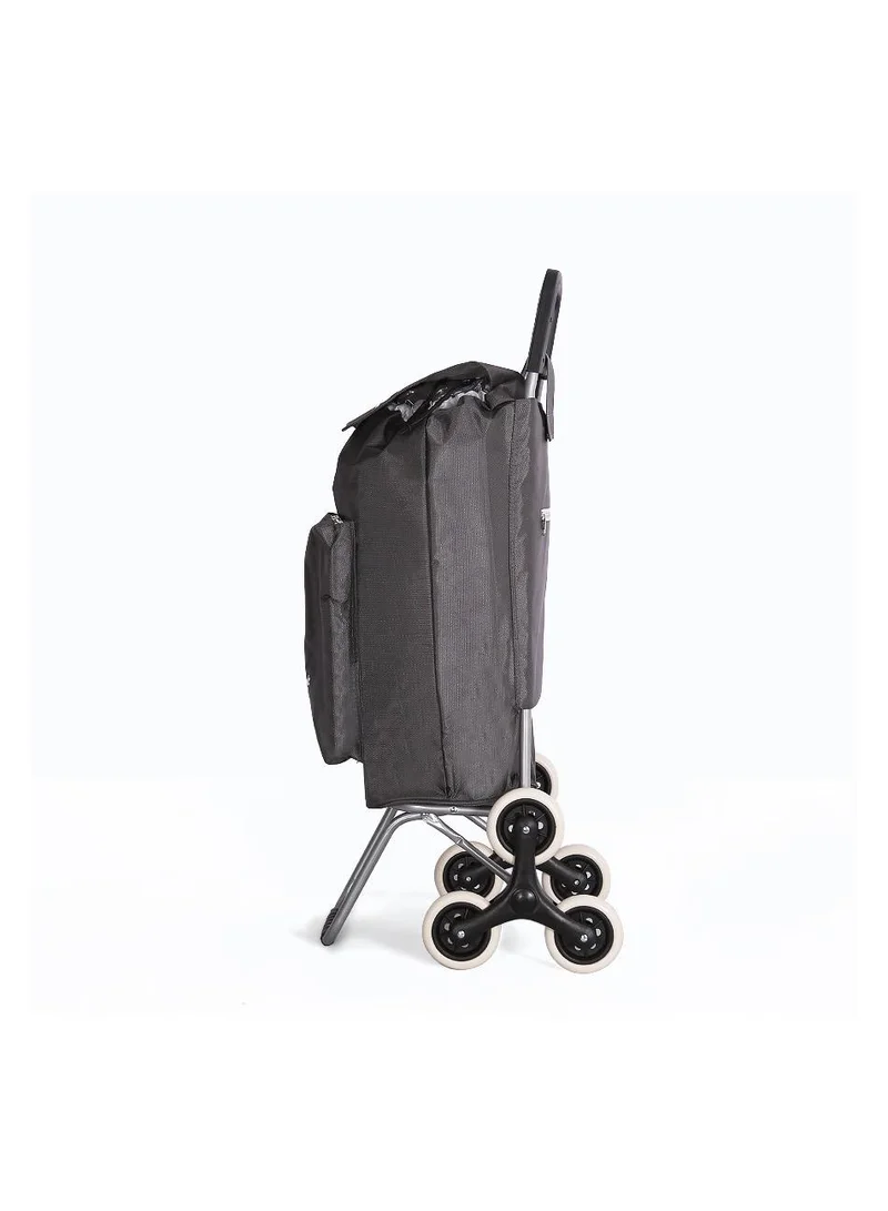 سونادا عربة تسوق سونادا قابلة للطي بعجلات وتسلق الدرج مع حقيبة قماشية  سم