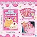 JAPBOR Valentines Day Activity Coloring Books 24PCS Mini Valentine Dessert Activities Color Book Bulk for Kid Party Favor Sweet Food Small Colour Page for Birthday Gift Class Drawing Painting Game - Image 4