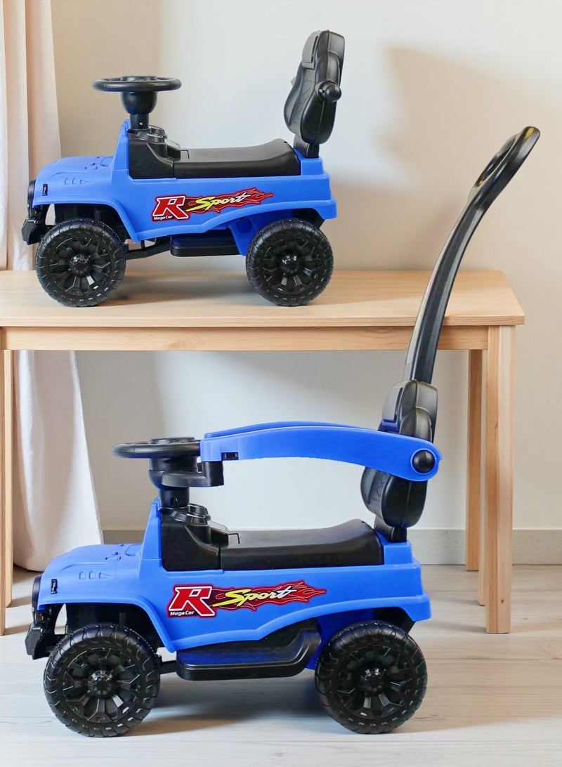 EASY FUTURE Push Car and Ride on Car with Music & Horn Button 2 in 1 Ride on Car for Kid Ride on Baby Car with Push handle for Kids 1-6 Years. - Image 1