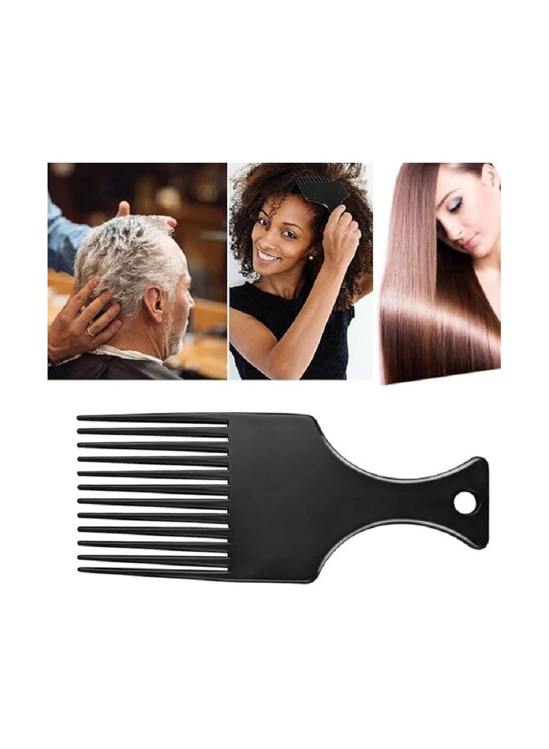 مشط شعر افريقي،ناعم باسنان عريضة لتصفيف الشعر المجعد الطبيعي متعدده الالوان (قطعه) - Image 3