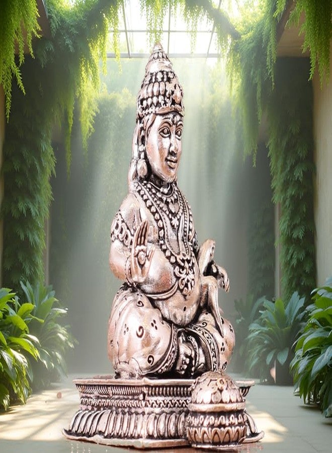 BEXCO Kuber Brass Statue, God of Wealth and Prosperity Lord Kuber 3.1 Inches Height, 110gms Weight Hindu Religious Figurine (Center Kalash) - Image 4