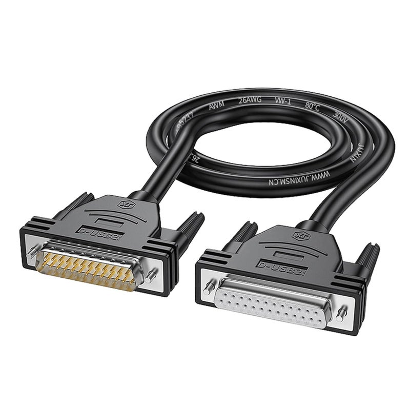 DB25 Data Cord Male Female Extension Cable 26AWG Temperature Printer Computer Data Wire Research Equipment Cable - Image 1