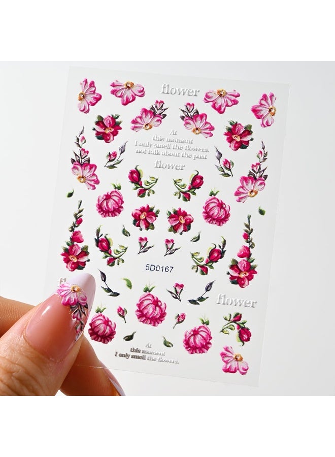 Modern 5D nail stickers - 3D for an attractive nail look in minutes - High-quality sticker compatible with nail polish and gel. - Image 2