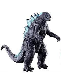 De-Lite De-Lite Action Figures PVC Anime Movable Collectible Model Statue Toys (Nuclear Godzilla - Black (Blue Spine), 17cm)  - Image 1