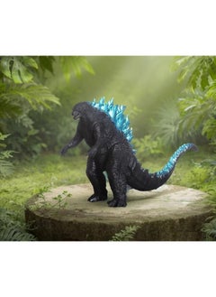 De-Lite De-Lite Action Figures PVC Anime Movable Collectible Model Statue Toys (Nuclear Godzilla - Black (Blue Spine), 17cm)  - Image 4