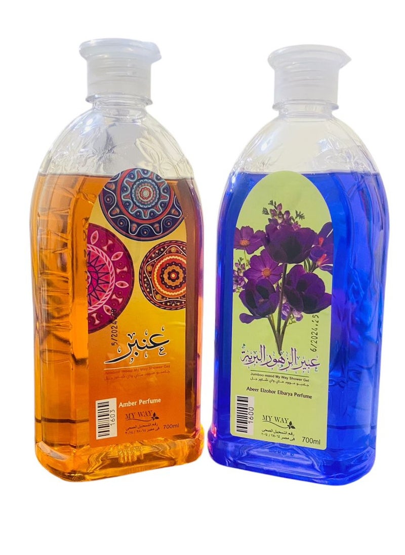 مايواي - شاور جل 2  قطعه عطور مختلفه حجم القطعه 700 مللى - Image 1