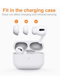 Halamine 12-Piece Replacement Ear Buds, Premium Silicon Ear Buds with Portable Storage Box, for AirPods Pro/AirPods Pro 2, S/M/L, 6 Pairs ,White  - Image 3