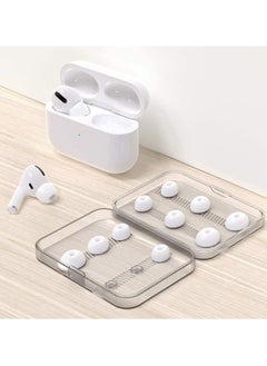 Halamine 12-Piece Replacement Ear Buds, Premium Silicon Ear Buds with Portable Storage Box, for AirPods Pro/AirPods Pro 2, S/M/L, 6 Pairs ,White  - Image 5