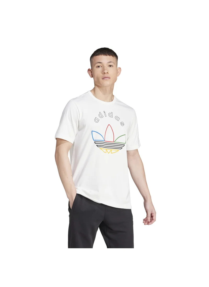 اديداس adidas GRFX TEE White Originals Men T-SHIRTS