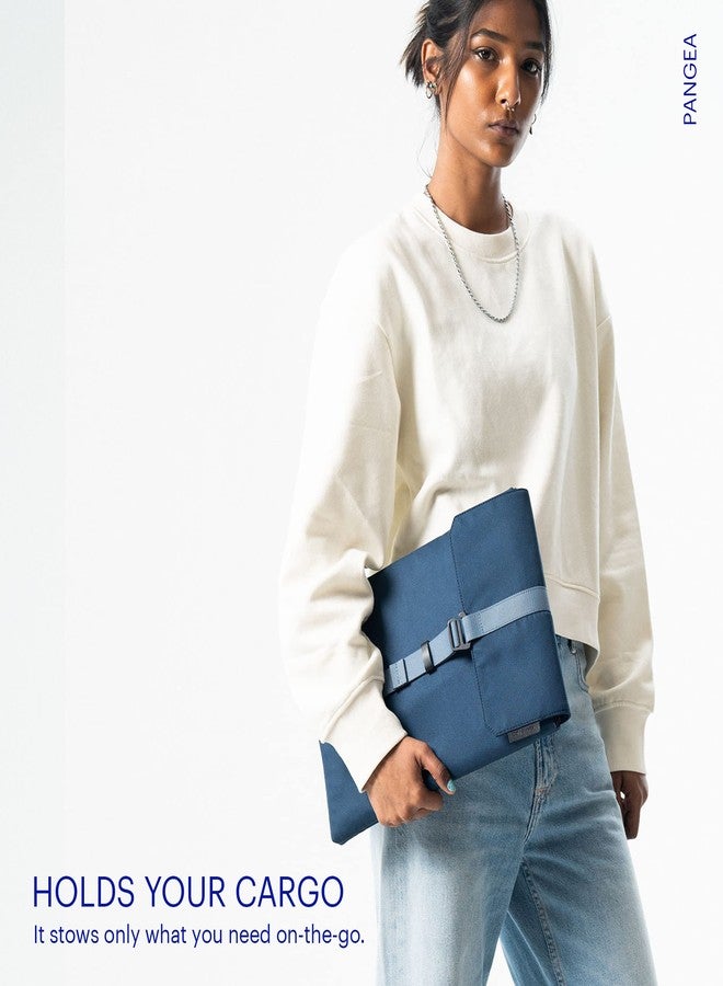 DailyObjects Deep Sea Savanna Laptop Sleeve|Made of 100% Recycled PET Bottles|Compatible With Laptop/MacBook Air/Pro upto 14 Inch|Lightweight|G-Hook Closure|Durable Sleek Design |Handcrafted In India - Image 4