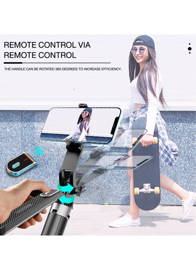 Generic - Selfie Stick Tripod  Extendable Rod with Wireless Remote and Phone Clip,1.8 m, Stainless steel material Lightweight Portable for i Phone/Android , P180 - Image 1