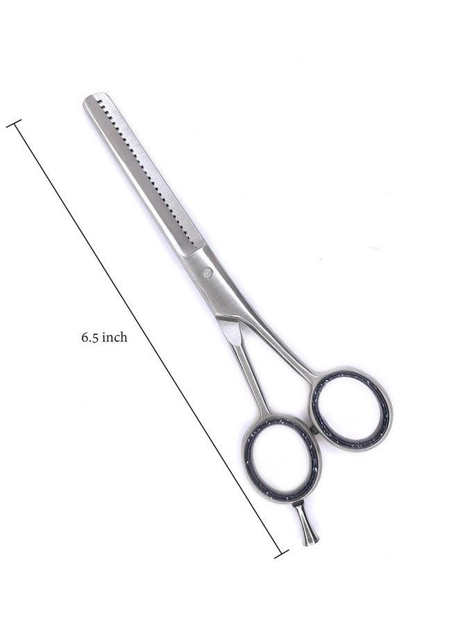 Foreign Holics - Professional Barber Hair Cutting Scissors Salon Scissors Stainless Steel 6.5" Perfect For Trimming Mustache Beard. Women Kids. Premium Scissors For Hair Cutting - Image 1