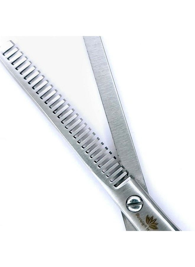 Foreign Holics - Professional Barber Hair Cutting Scissors Salon Scissors Stainless Steel 6.5" Perfect For Trimming Mustache Beard. Women Kids. Premium Scissors For Hair Cutting - Image 1