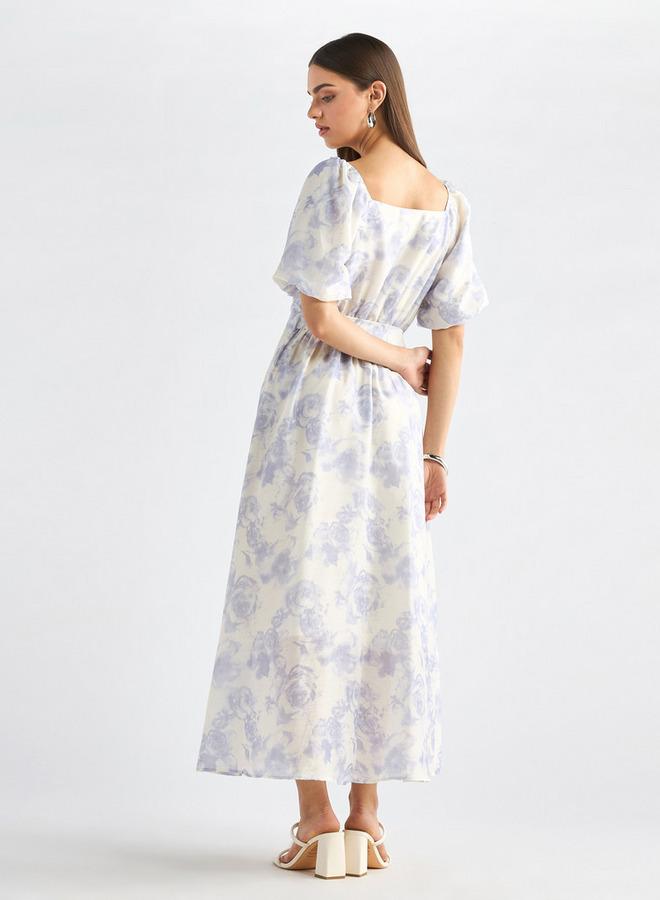 Splash FAV Floral Belted Maxi Dress - Image 3