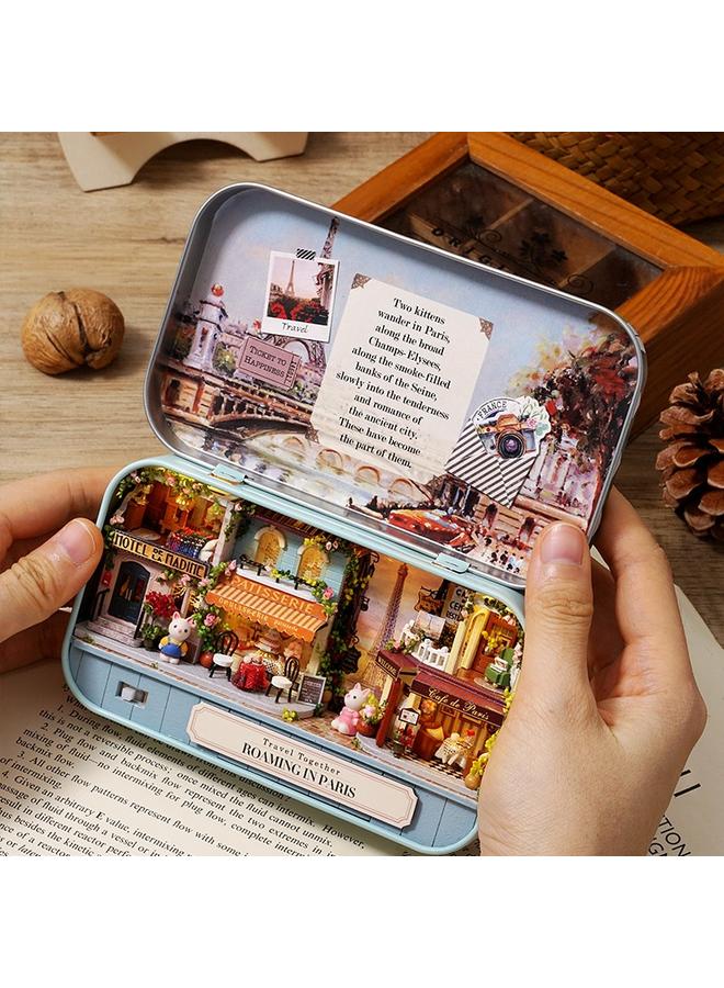 Bluejw Zhiqu House Diy Cabin Box Theater Handmade Small House Assembled Model Toys Birthday Gift For Girls - Image 1