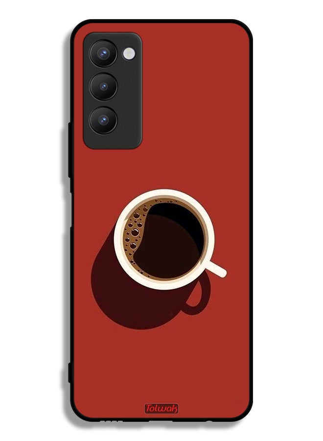 Tolwak Tecno Camon 18 Protective Case Cover Coffee Cup Art - Image 2