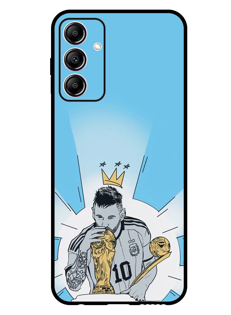 Theodor Protective Case Anti Scratch Shock Proof Bumper Cover For Samsung Galaxy A35 Messi Kiss WC - Image 1