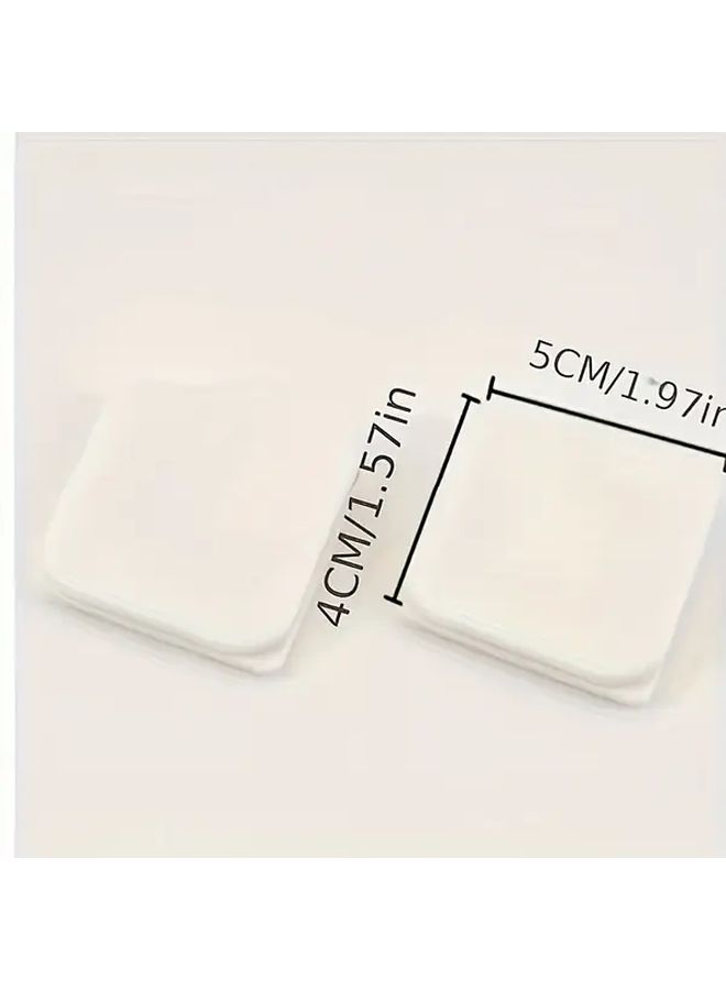 6 Pcs Plastic Shower Curtain Clips Windproof No Drill Adhesive Fasteners Grid Pattern - Image 3