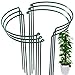 LEOBRO LEOBRO 6 Pack Plant Support Plant Stakes,  Metal Plant Supports for The Garden, Plant Cage, Plant Support Ring, Plant  - Image 2