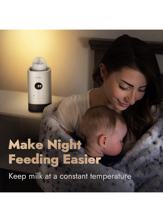 Papablic Baby Bottle Warmer Pro With Unique Prevent Overheating System Milk Warmer For Breastmilk And Formula With Digital Timer And Automatic Shutoff - Image 5