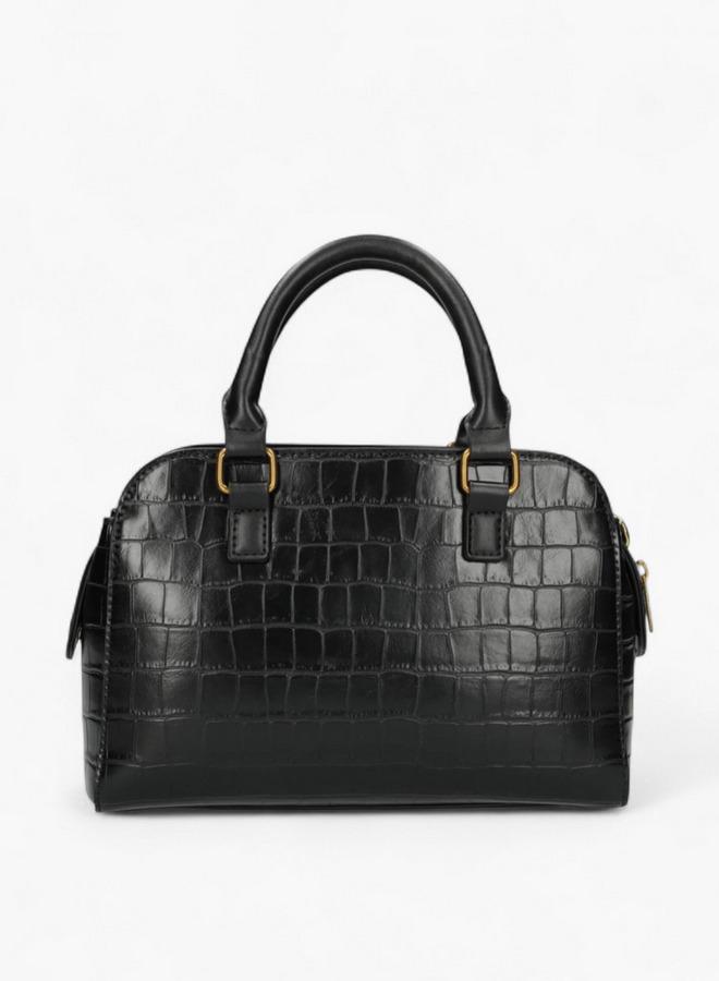 MEXX Textured Tote Bag with Detachable Strap - Image 5