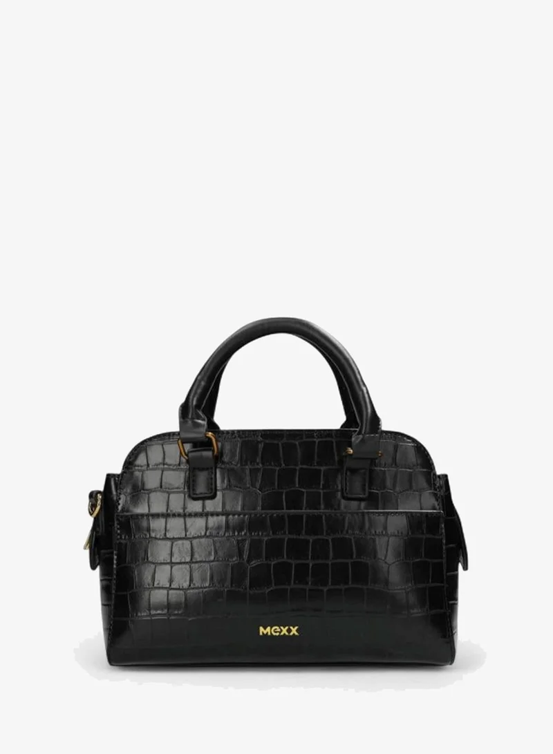 Textured Tote Bag with Detachable Strap