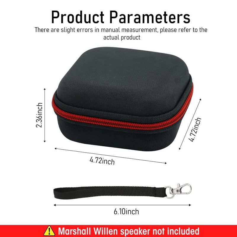 Zeitel ® Carrying Case for Marshall Willen, Portable Carrying Case Cover for Marshall Speakers Willen Speaker Case with Hand Strap Anti-Scratch EVA Carring Case for Marshall Willen Bluetooth Speaker - Image 3