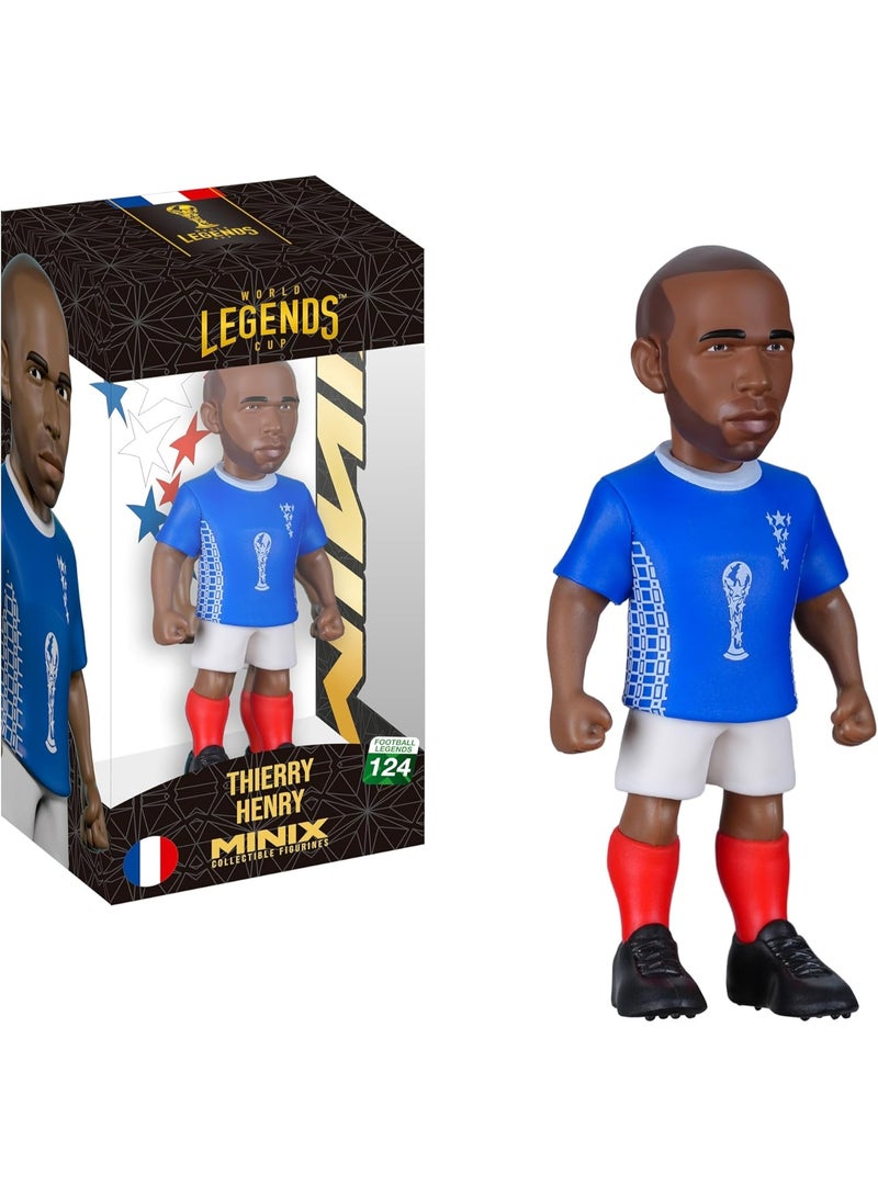 مينيكس مجسم قابل للتحصيل MINIX World Legends Cup Sports تيري هنري فرنسا لكرة القدم #124 (12 سم) - Image 1