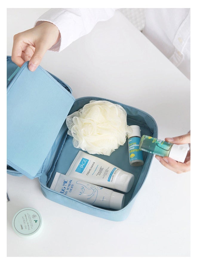 Makeup bag, travel storage box, large portable, waterproof compartment, hand-held makeup bag - Image 3