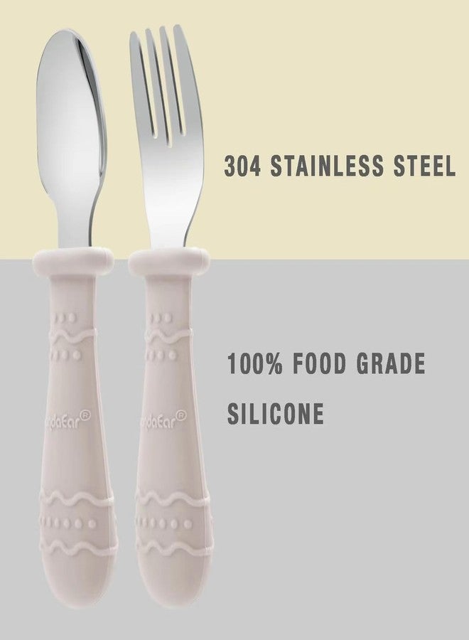 PandaEar 9-Piece Toddler Plates & Utensils Set, 3-Pack Suction Plates with 3 Spoons & 3 Forks, Silicone Baby Feeding Set - Image 5