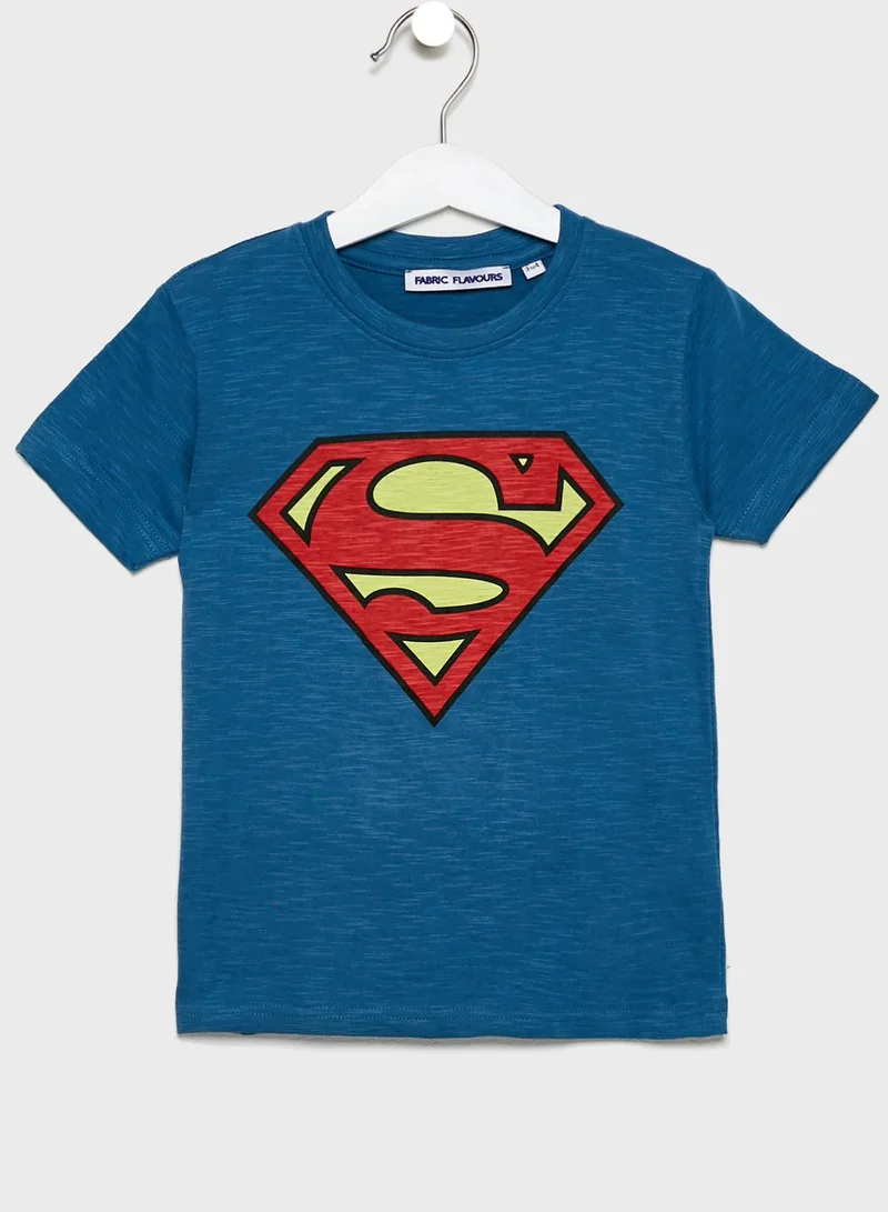 Fabric Flavours Kids Superman T-Shirt