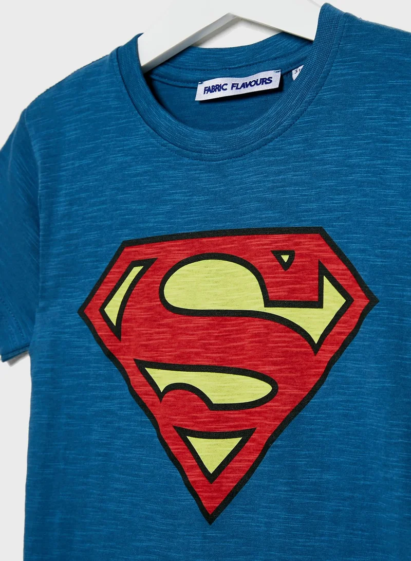 Fabric Flavours Kids Superman T-Shirt