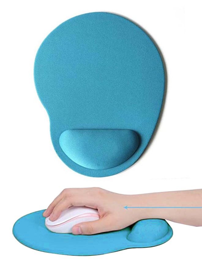 Comfortable Mouse Pad with Wrist Rest Support 23X18X2centimeter  - Image 1