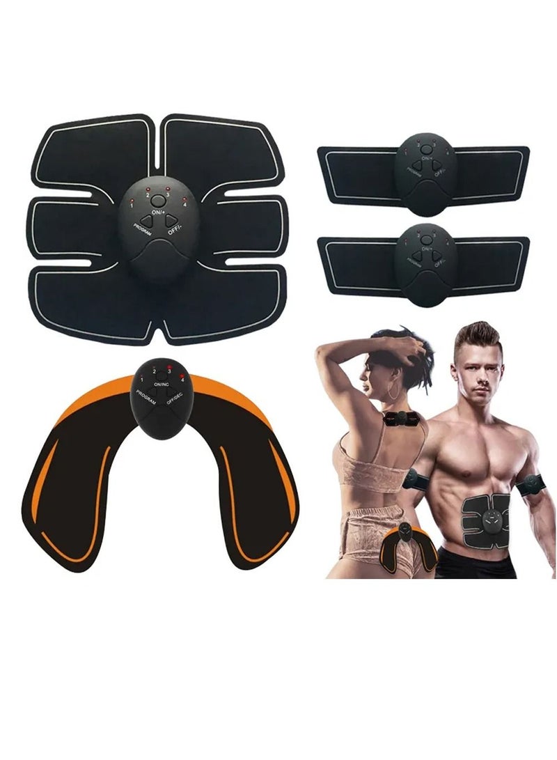 Generic Electric Abdominal Massager EMS Cordless Vibration Body Workout Fat Burning Slimming Machine For Fitness  - Image 2