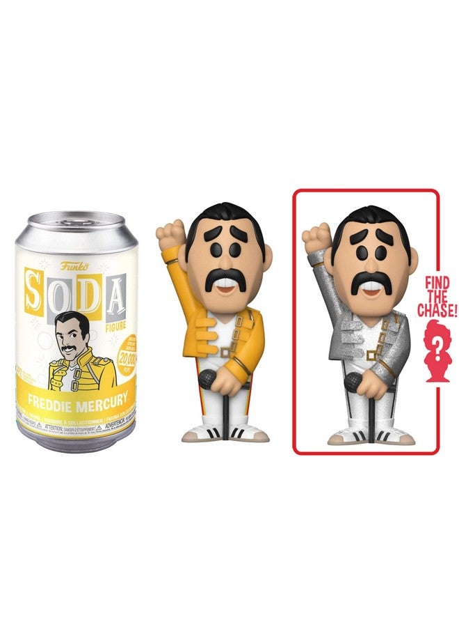 Funko Vinyl Soda: Queen Freddie Mercury Glitter 1/6 Odds For Rare Chase Variant Collectable Vinyl Figure Gift Idea Official Merchandise Toys For Kids & Adults Music Fans - Image 2