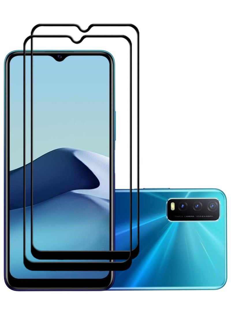 ACLIX 2 Pieces Antistatic ESD Dustproof Premium Quality High Definition Tempered Glass Screen Protector Designed For vivo Y20 - Image 1