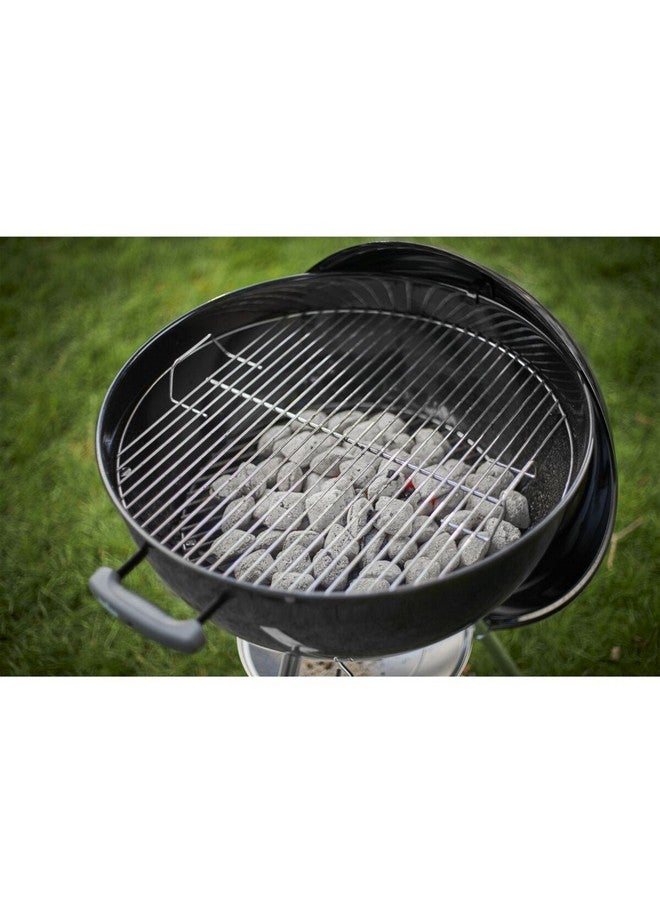 Weber Classic Weatherproof Barbecue Charcoal Kettle Grill with One-Touch Cleaning System Black and Silver 57cm JAH1341504 - Image 4