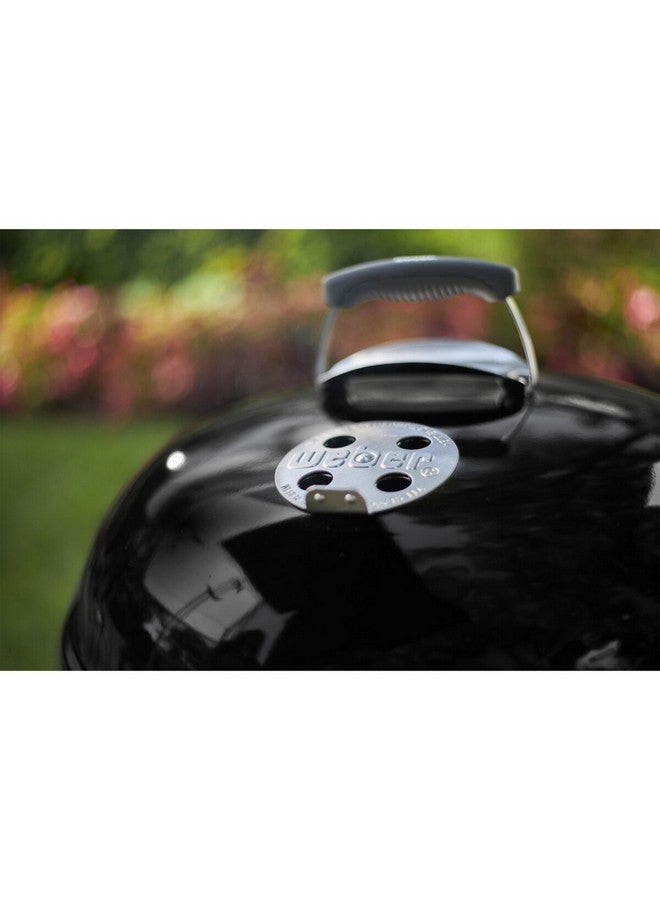 Weber Classic Weatherproof Barbecue Charcoal Kettle Grill with One-Touch Cleaning System Black and Silver 57cm JAH1341504 - Image 5