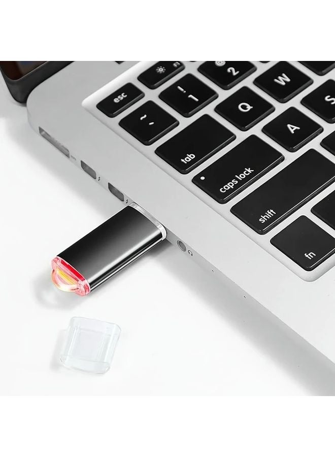 Lansten USB 3 1 Flash Drive 256GB High Speed Thumb Drive With Keyhole Black - Image 4