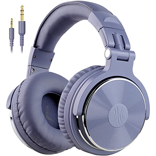 OneOdio Wired Over Ear Headphones Studio Monitor & Mixing DJ Stereo Headsets with 50mm Neodymium Drivers and 1/4 to 3.5mm Jack for AMP Computer Recording Podcast Keyboard Guitar Laptop - Light Blue - Image 1