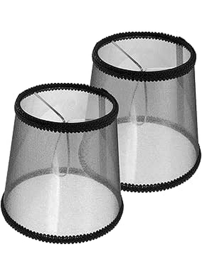 2pcs Fabric Lamp Shades Replacement Covers for Bedroom Living Room Table Soft Illumination - Image 1