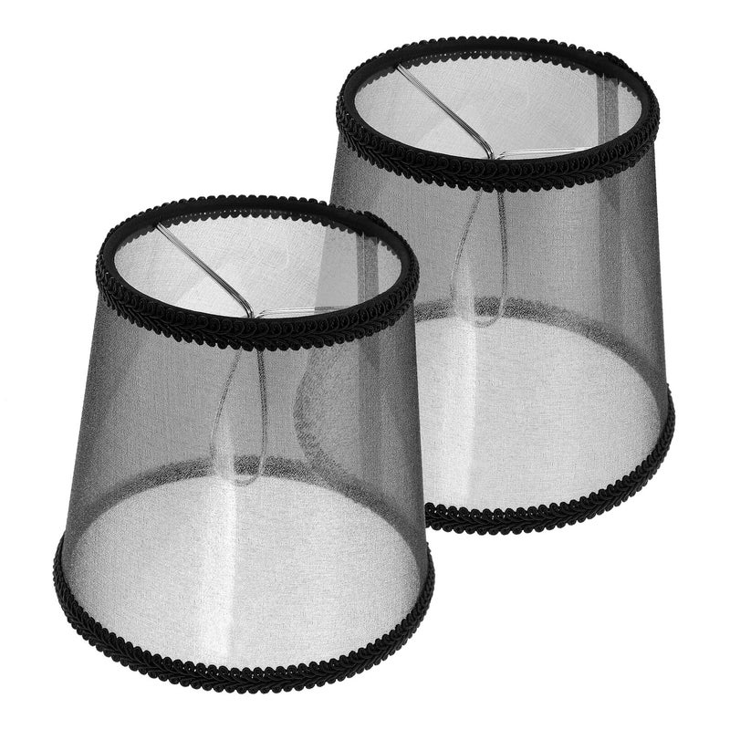 2pcs Fabric Lamp Shades Replacement Covers for Bedroom Living Room Table Soft Illumination - Image 2