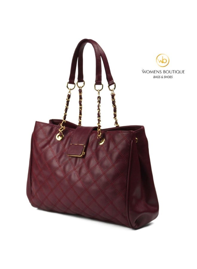 Capotina shoulder bag-burgundy